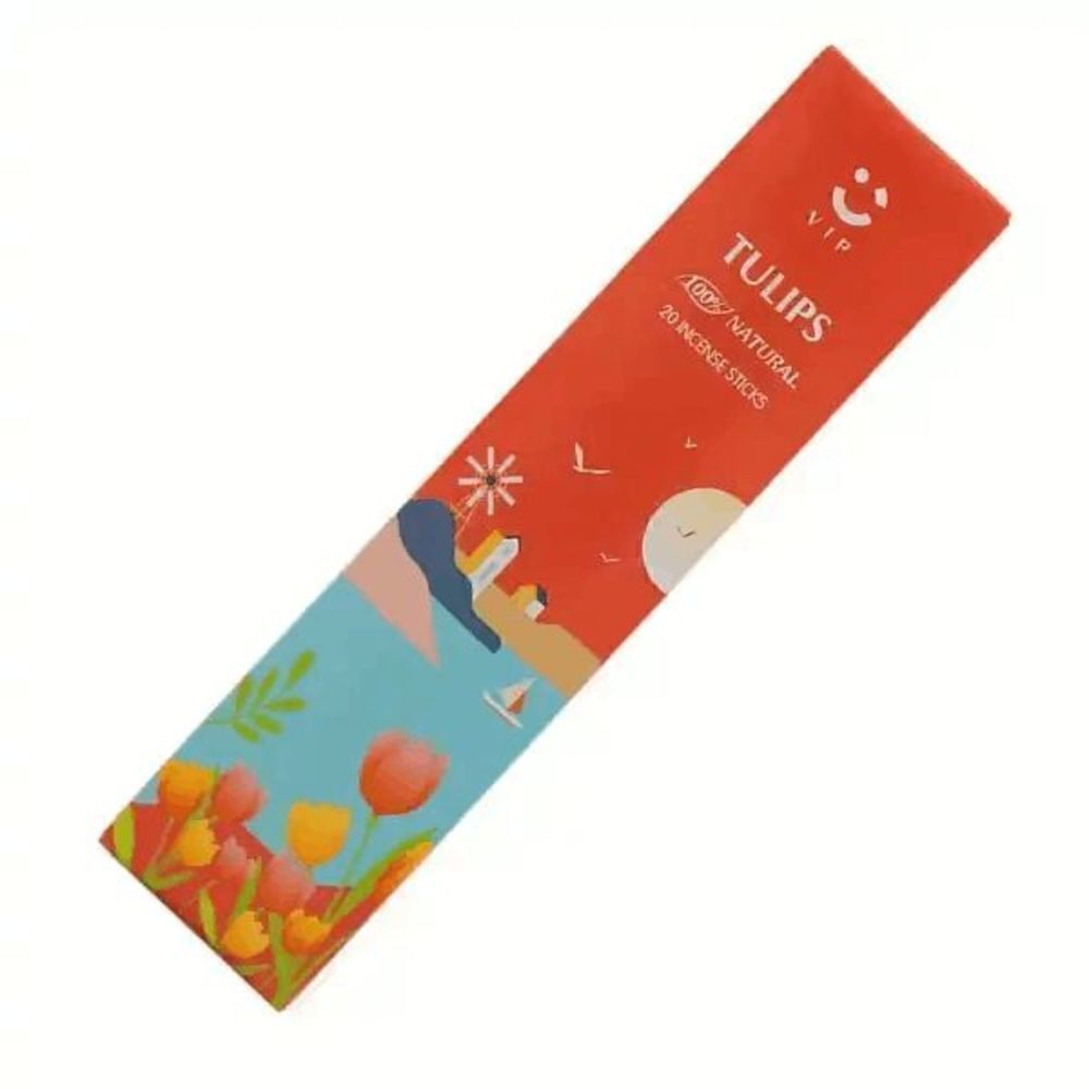 Incense Sticks in Tulips